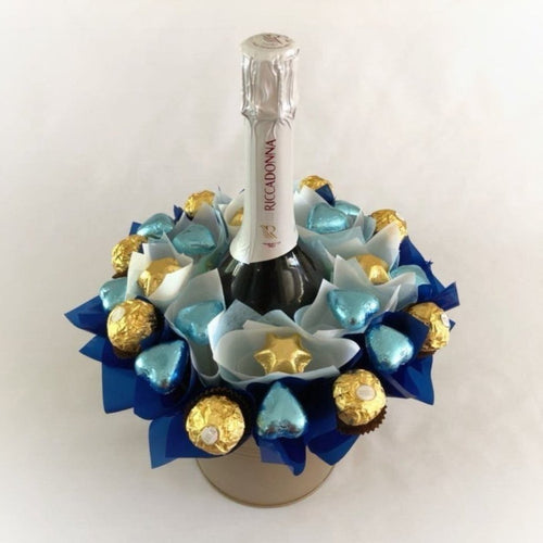 Chocolate Bouquet True Blue Arrangement
