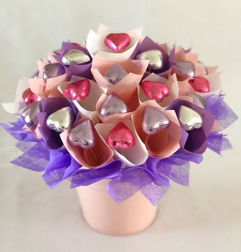 Pale Bloom Chocolate Bouquet