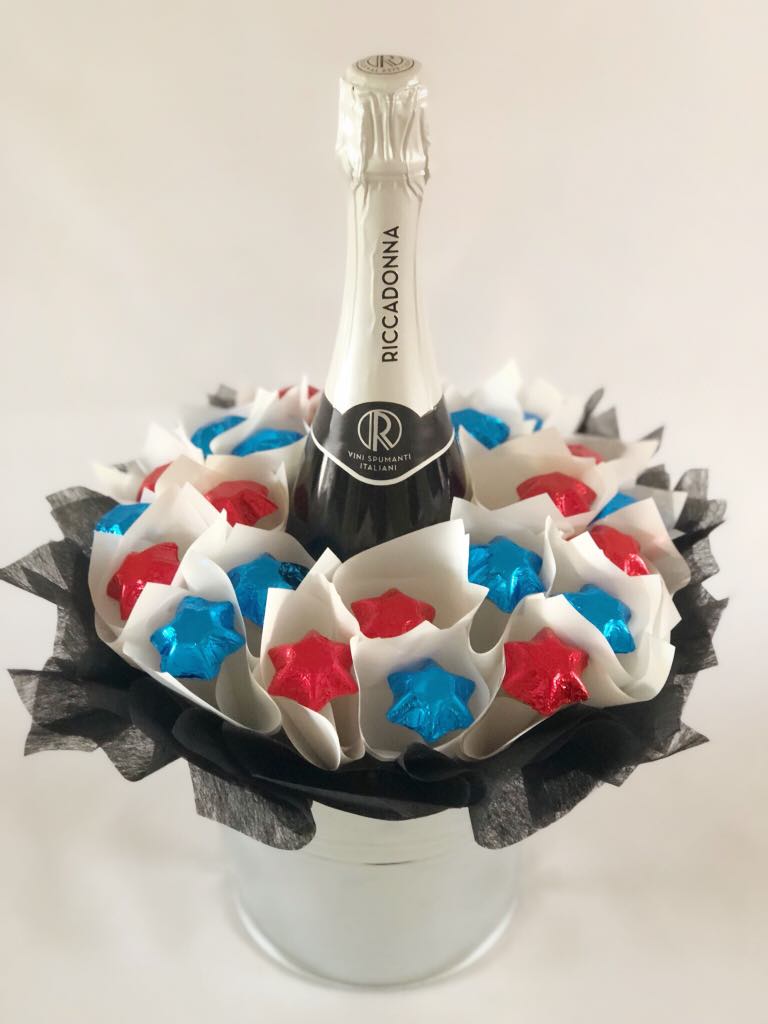 Red White Blue Chocolate Bouquet