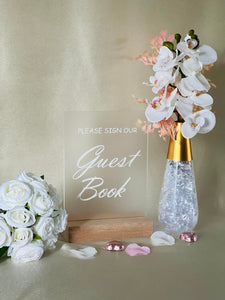 Wedding Guest Book Signage